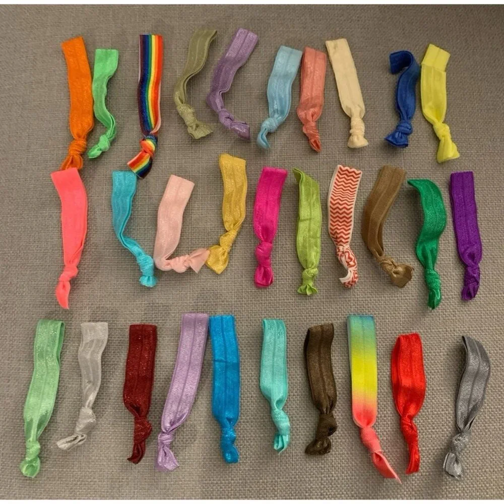 No-Crease Hair Tie Color Assorted Bundle Set of 30